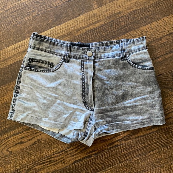 Vintage Ann Demeulemeester Metallic Shorts